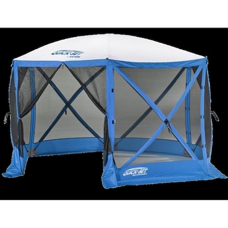 Quick Set Escape Sport Screen Shelter - 6 side - Blue/White 14201